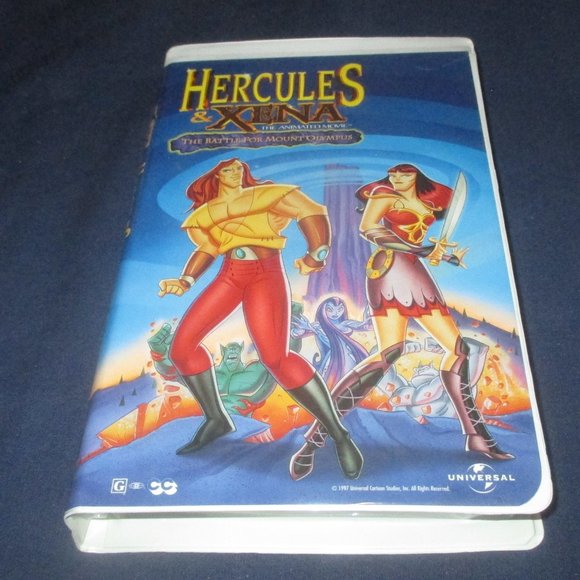 Hercules and Xena : The Animated Movie: The Battle for Mount Olympus (VHS, 1998) - Picture 1 of 8